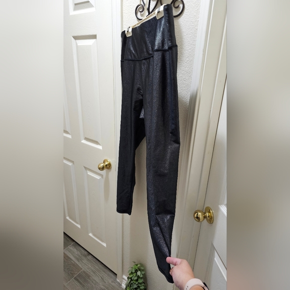 Calia Womens Metallic Gray Dark Pewter 7/8 Leggings Size Large NWOT - Picture 5 of 9